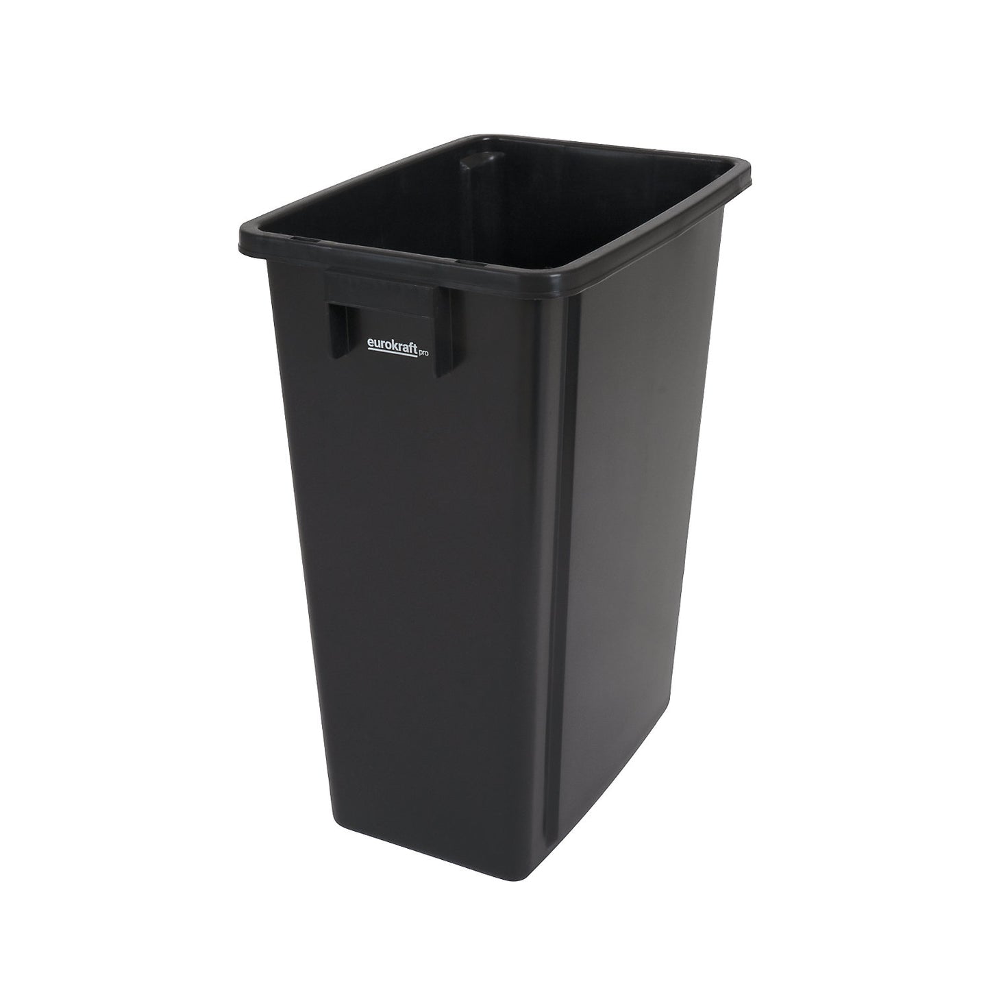 Recyclable waste collector, capacity 60 l, black.