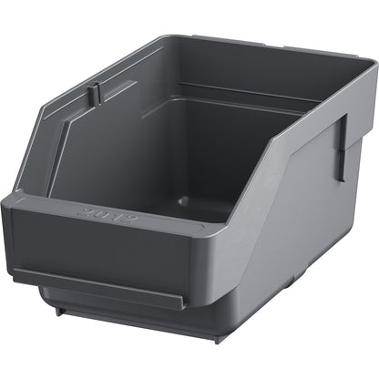 Open fronted storage bin, LxWxH 200 x 120 x 95 mm, pack of 10, grey.