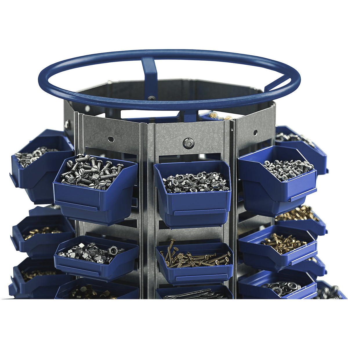 Open fronted storage bin, LxWxH 150 x 120 x 95 mm, pack of 10, blue.