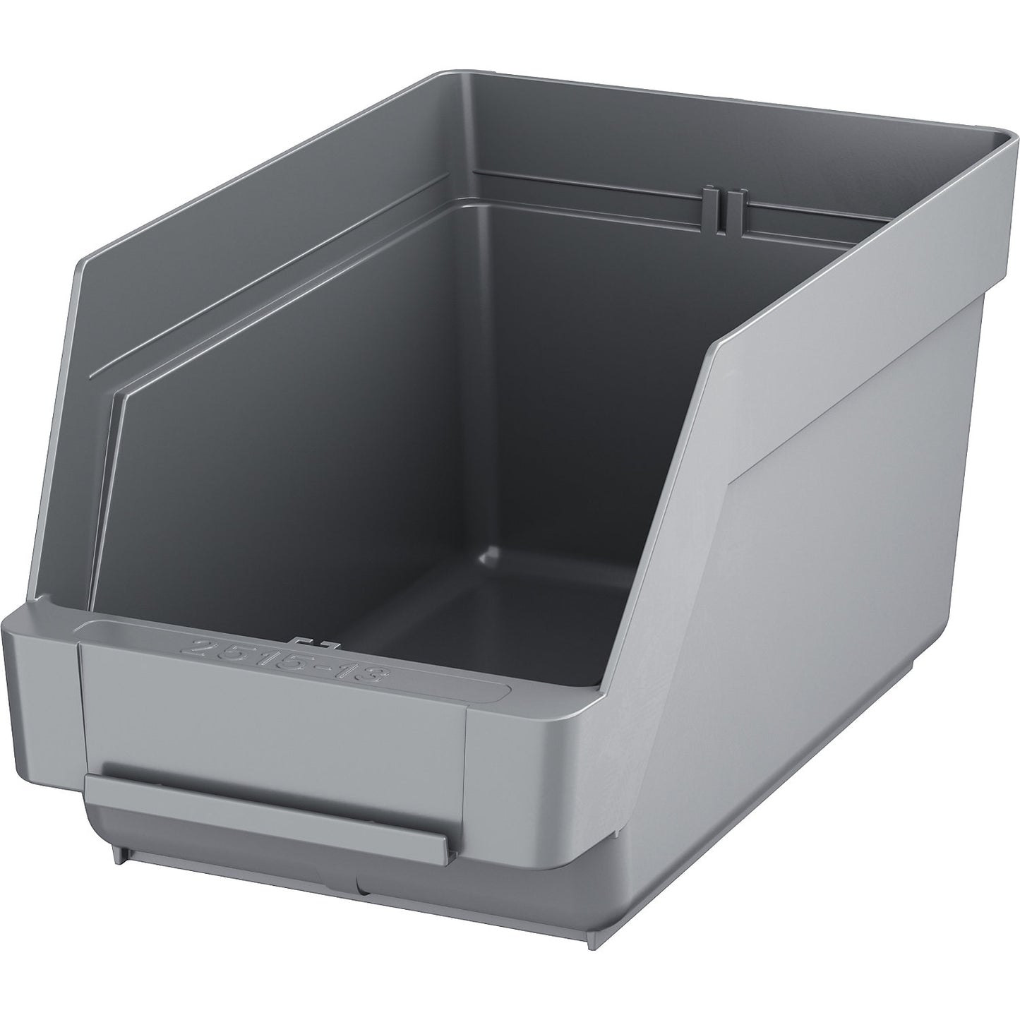 Open fronted storage bin, LxWxH 250 x 150 x 130 mm, pack of 10, grey.