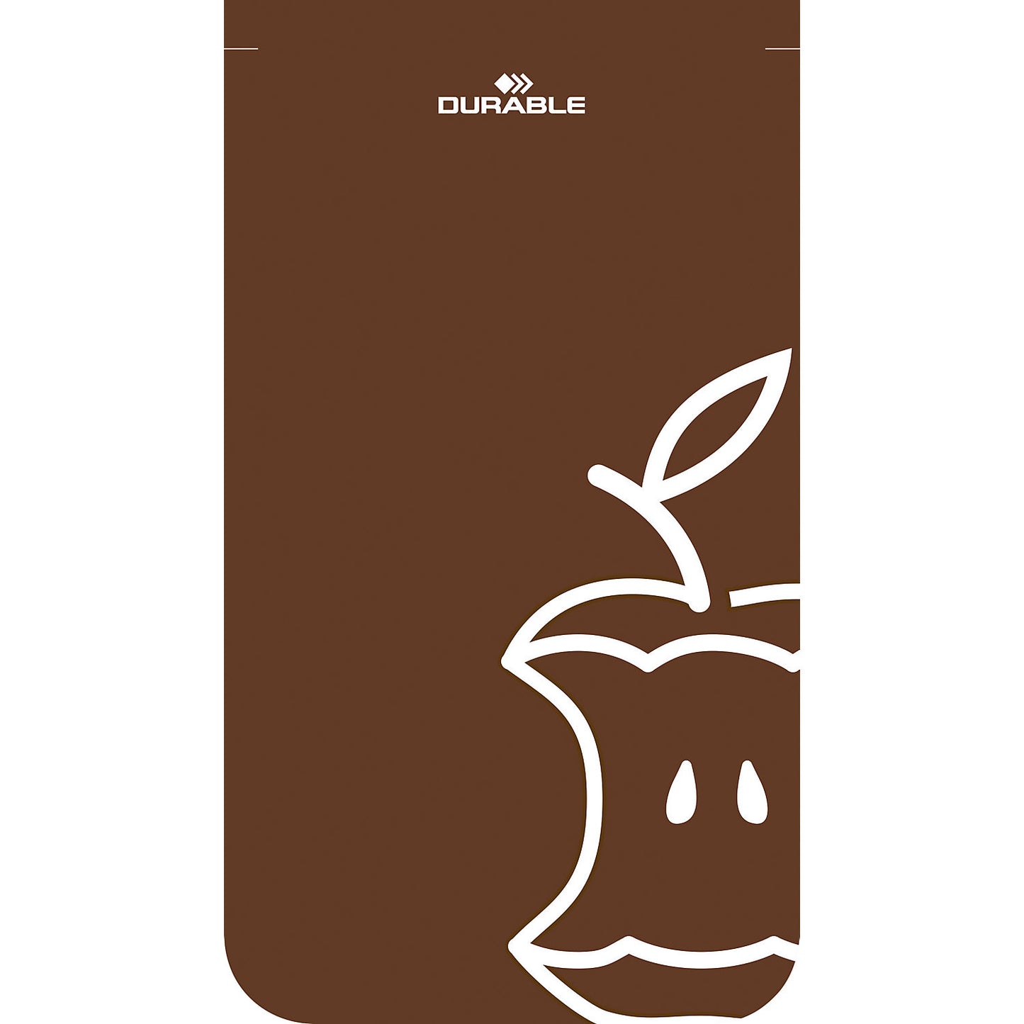 Recycling collector DURASORT® 55 l, HxWxD 830 x 420 x 330 mm, organic, brown.