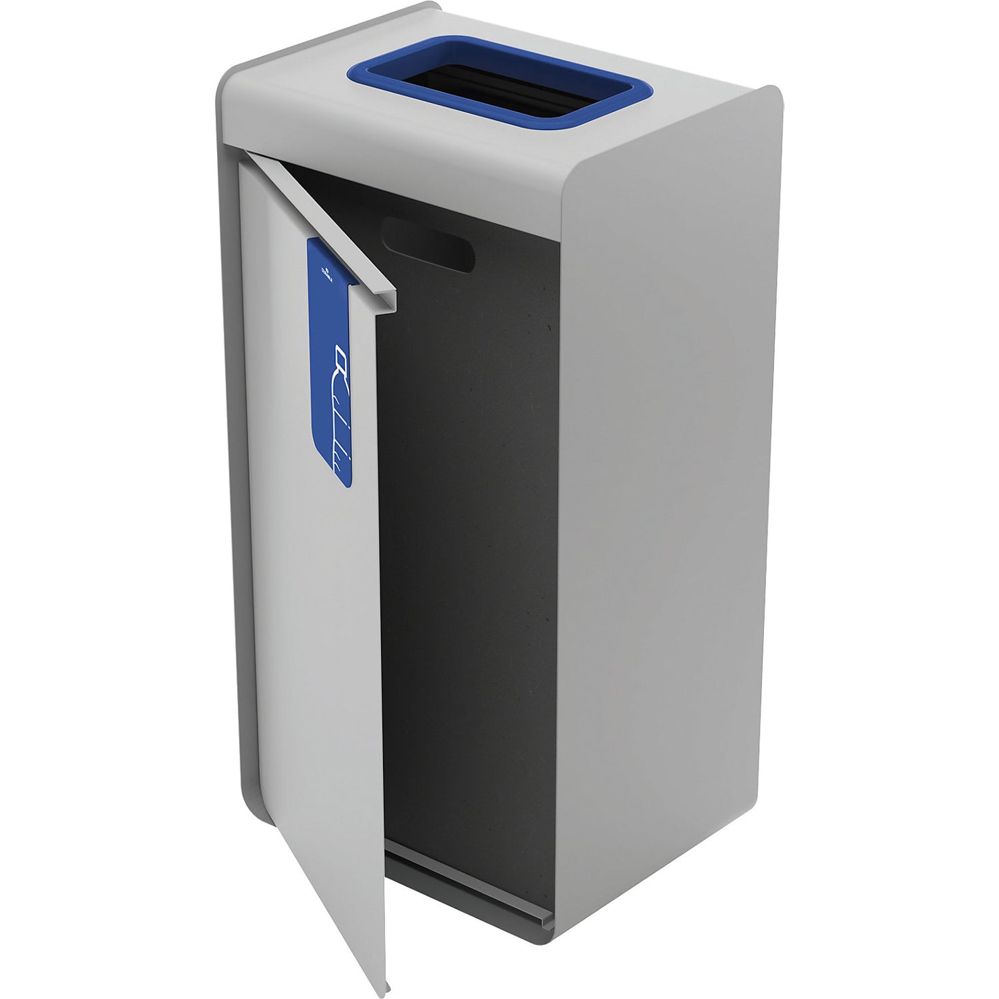 Recycling collector DURASORT® 55 l, HxWxD 830 x 420 x 330 mm, paper, blue.