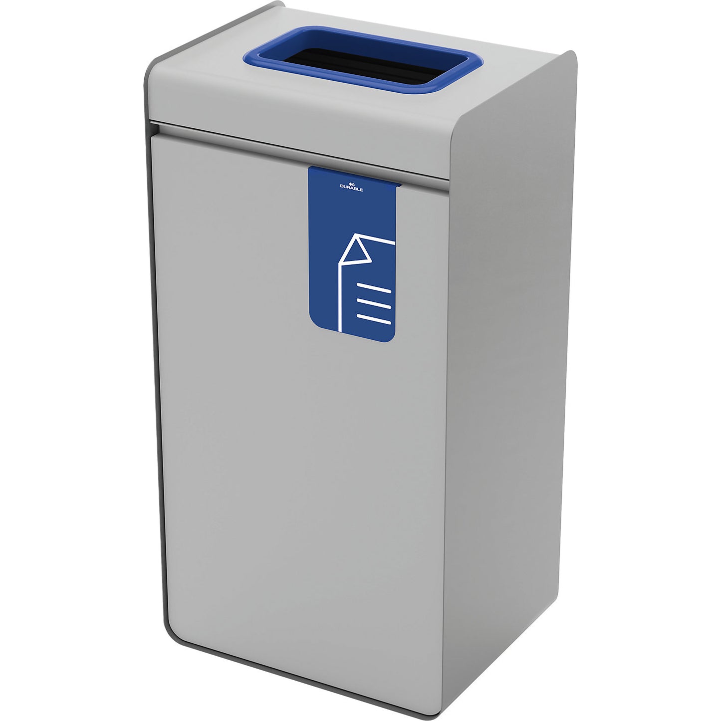 Recycling collector DURASORT® 55 l, HxWxD 830 x 420 x 330 mm, paper, blue.
