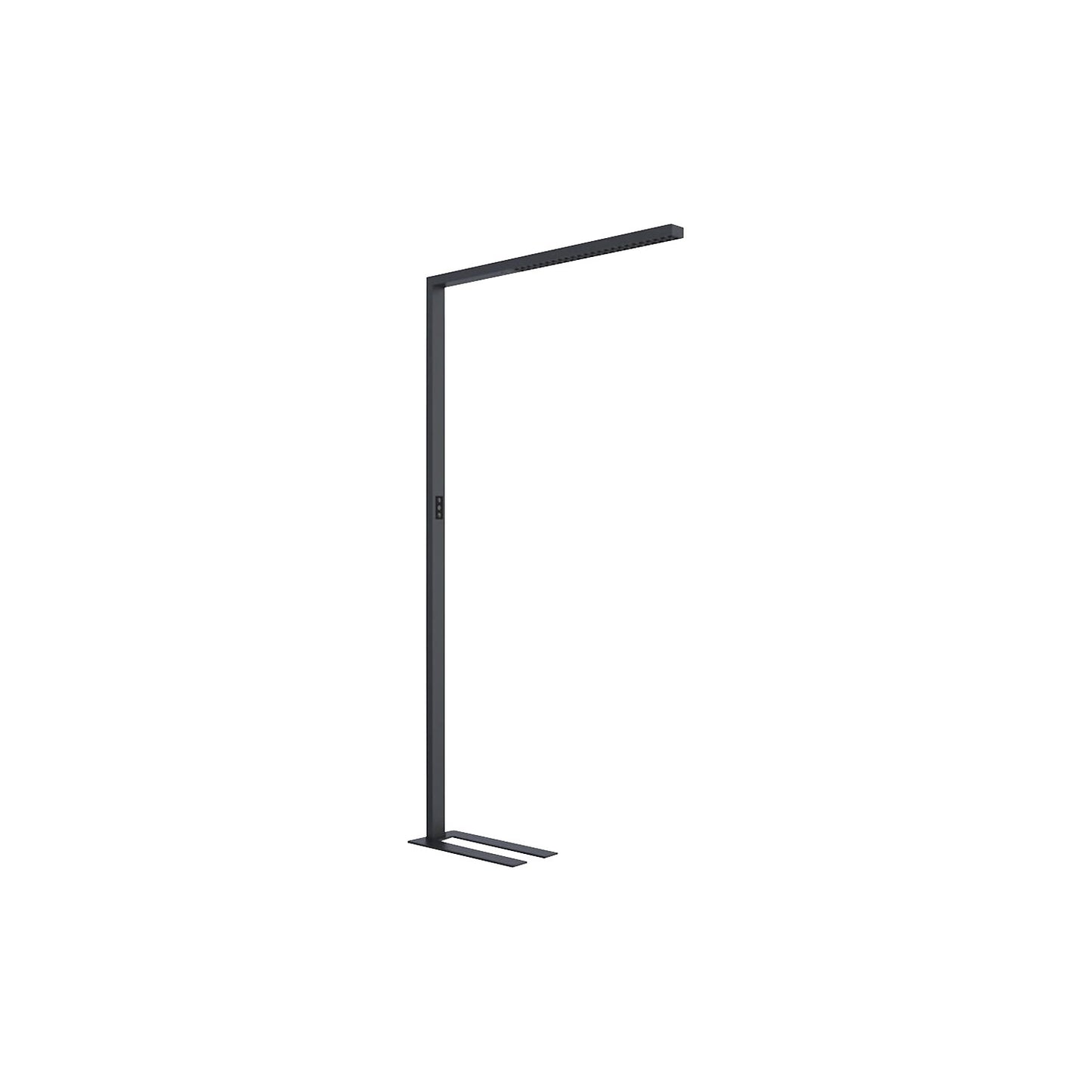 LED floor lamp Linus Up & Down, sensor / dimmable, H 1950 mm, black.