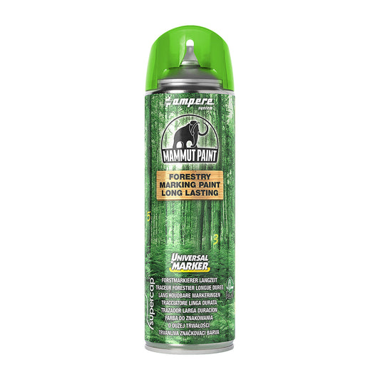 Forestry marker Mammut Paint Universal Marker® long-lasting, contents 500 ml, pack of 12, green.