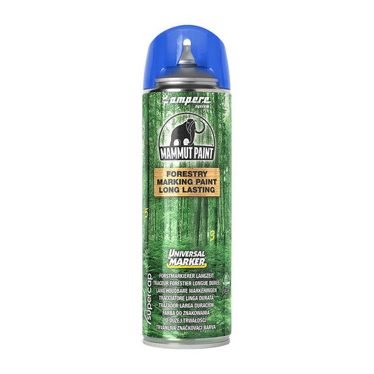 Forestry marker Mammut Paint Universal Marker® long-lasting, contents 500 ml, pack of 12, blue.