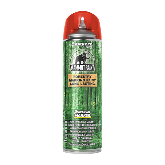 Forestry marker Mammut Paint Universal Marker® long-lasting, contents 500 ml, pack of 12, red.