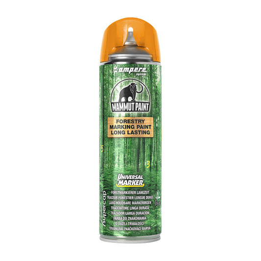 Forestry marker Mammut Paint Universal Marker® long-lasting, contents 500 ml, pack of 12, orange.