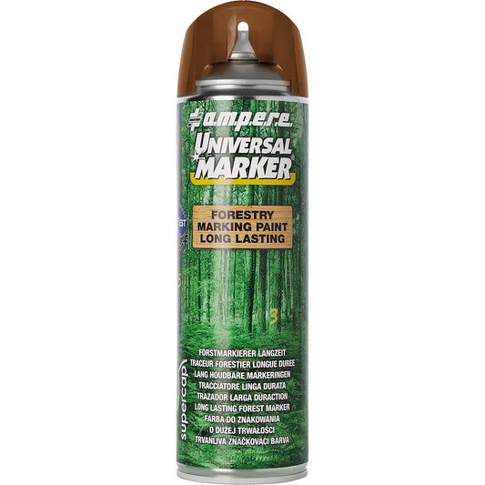 Forestry marker Mammut Paint Universal Marker® long-lasting, contents 500 ml, pack of 12, brown.