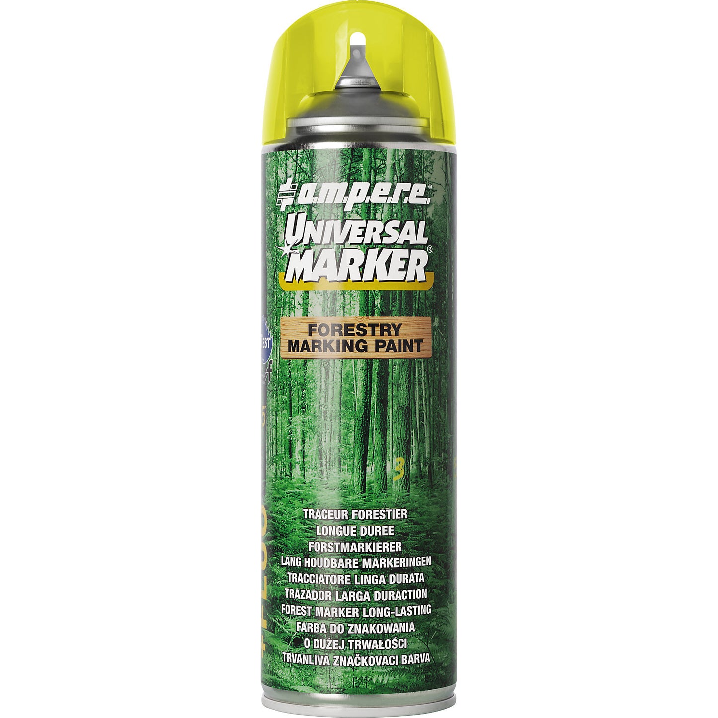 Forestry marker Mammut Paint Universal Marker® Fluo, contents 500 ml, pack of 12, yellow.