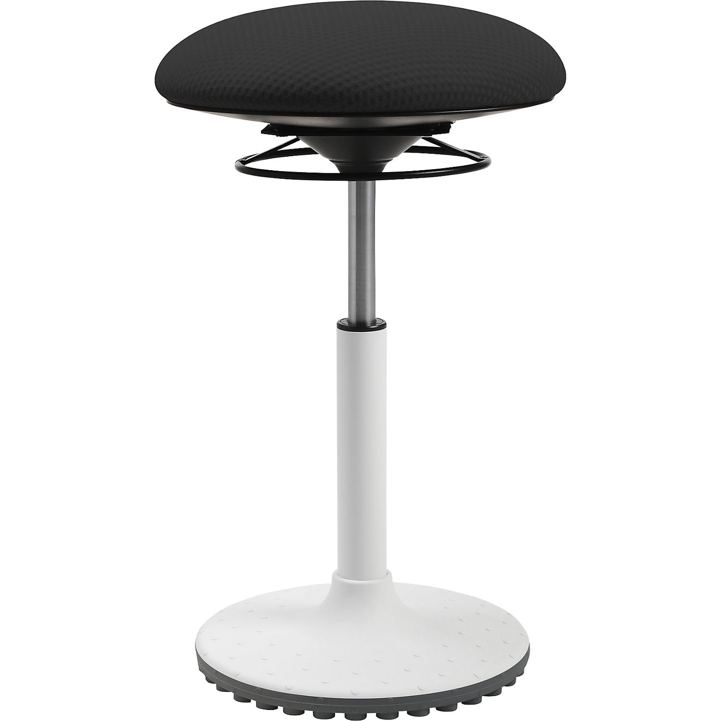 Office stool BBT Coach, seat height 520 - 720 mm, black cover.