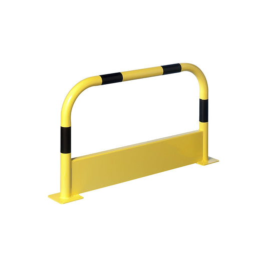 Crash protection bar with forklift guard, Ø 60 mm, steel, height 640 mm, width 1090 mm, straight.