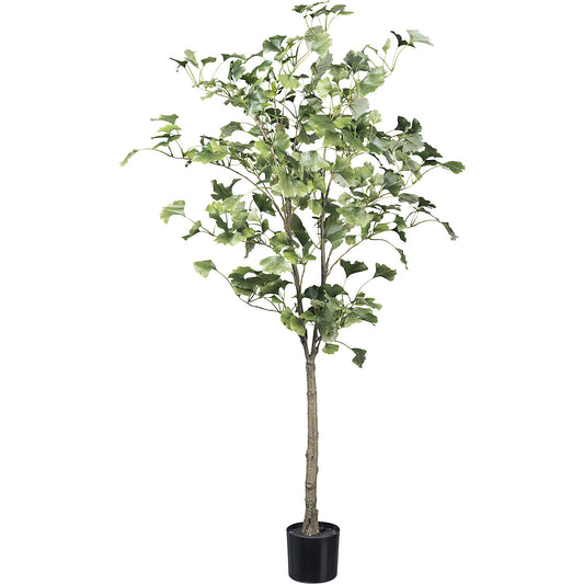 Artificial plant Ginkgo tree, plastic pot, height 1200 mm.
