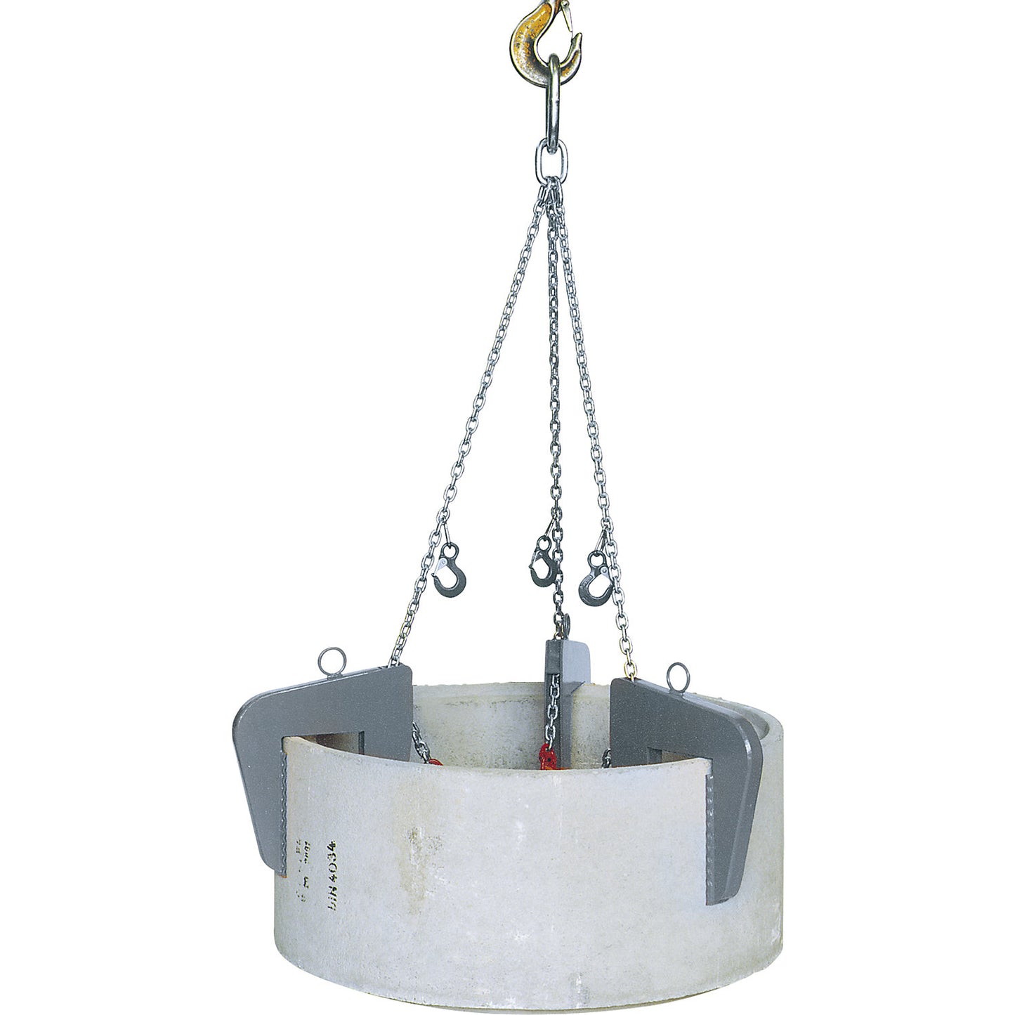 Manhole ring hanger, gripping range 0 - 100 mm, max. load 1500 kg, with 1.70 m chain.