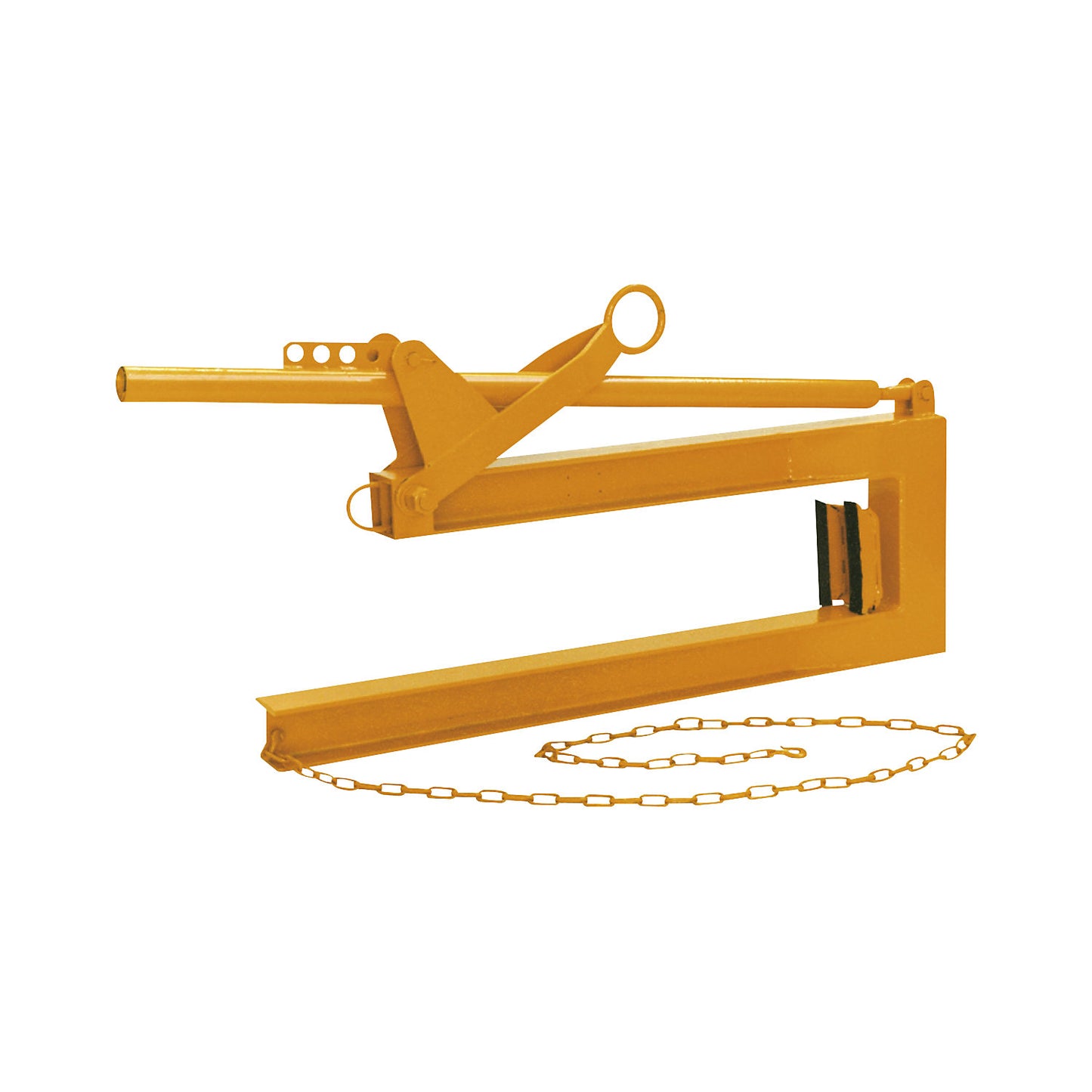 Pipe laying hook, for 3 m pipe length, gripping range 460 mm, max. load 3000 kg.