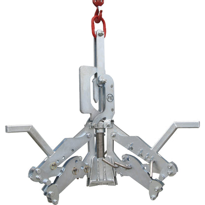 Manhole ring gripper, gripping range 625 - 1500 mm, max. load 2500 kg, zinc plated.
