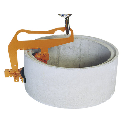 Manhole ring lifter, gripping range 40 - 170 mm, max. load 1000 kg.