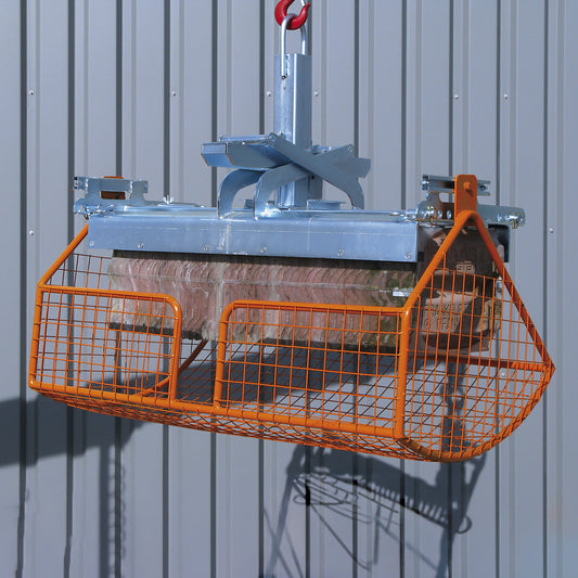 Roof tile grab, gripping range 240 - 480 mm, max. load 200 kg, length 1200 mm.
