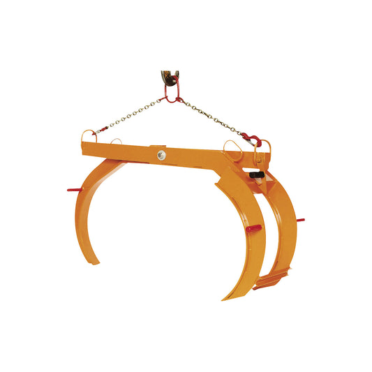 Boulder grab, gripping range 650 - 1300 mm, max. load 1500 kg, powder coated.