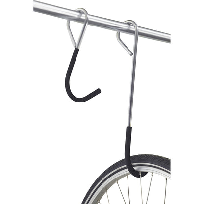Sliding wall mount for 5 bikes, for 5 bikes, grey / black.