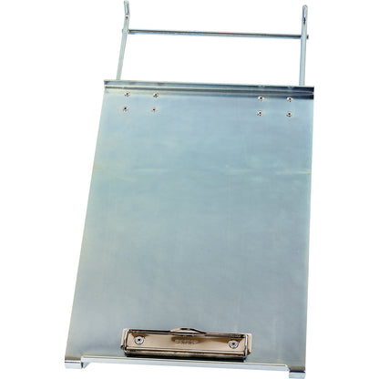Order picking board, with clipboard, cr 3, angled folding.