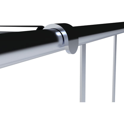 Clothes rail, for roll containers, length 673 mm.