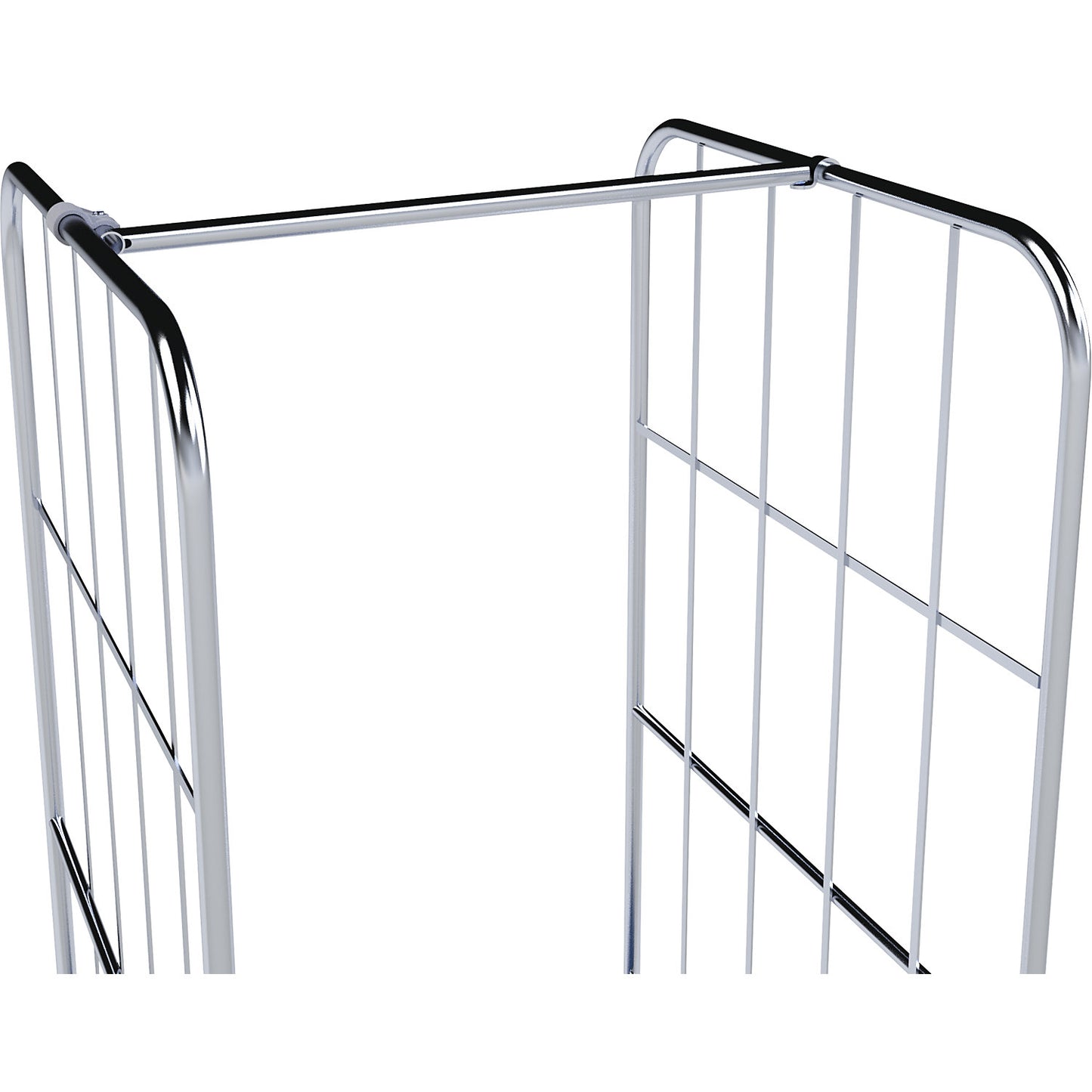 Clothes rail, for roll containers, length 673 mm.