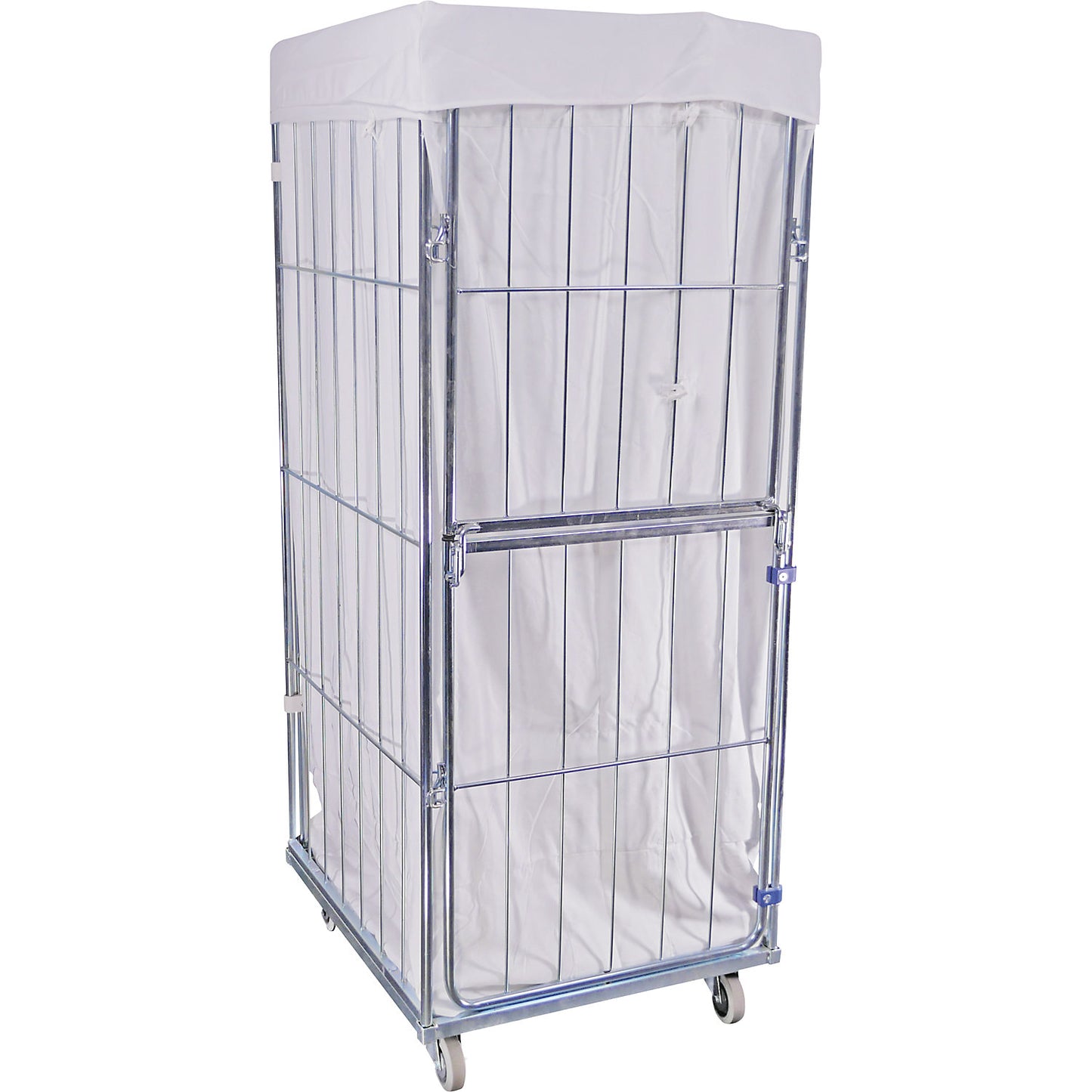 Laundry bag, for laundry containers, HxWxD 1370 x 720 x 555 mm, white.