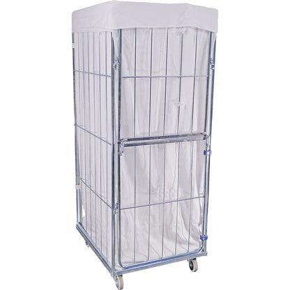 Laundry bag, for laundry containers, HxWxD 1370 x 720 x 555 mm, white.