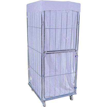 Laundry bag, for laundry containers, HxWxD 1370 x 720 x 555 mm, blue.