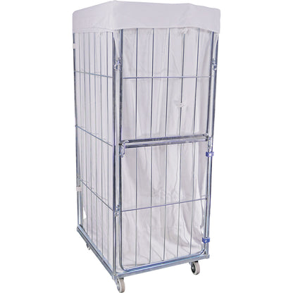 Laundry bag, for laundry containers, HxWxD 1580 x 720 x 555 mm, white.