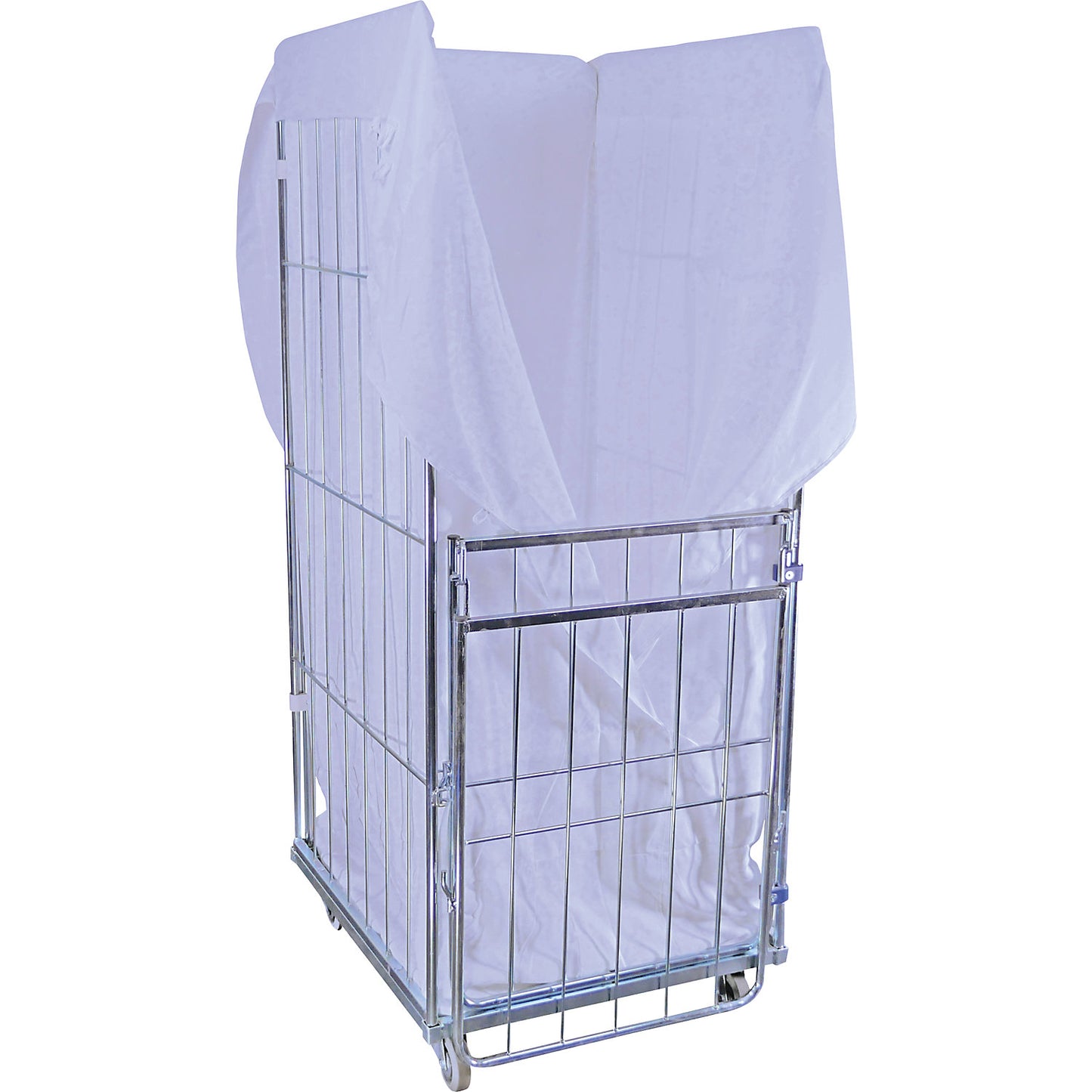 Laundry bag, for laundry containers, HxWxD 1580 x 720 x 555 mm, blue.