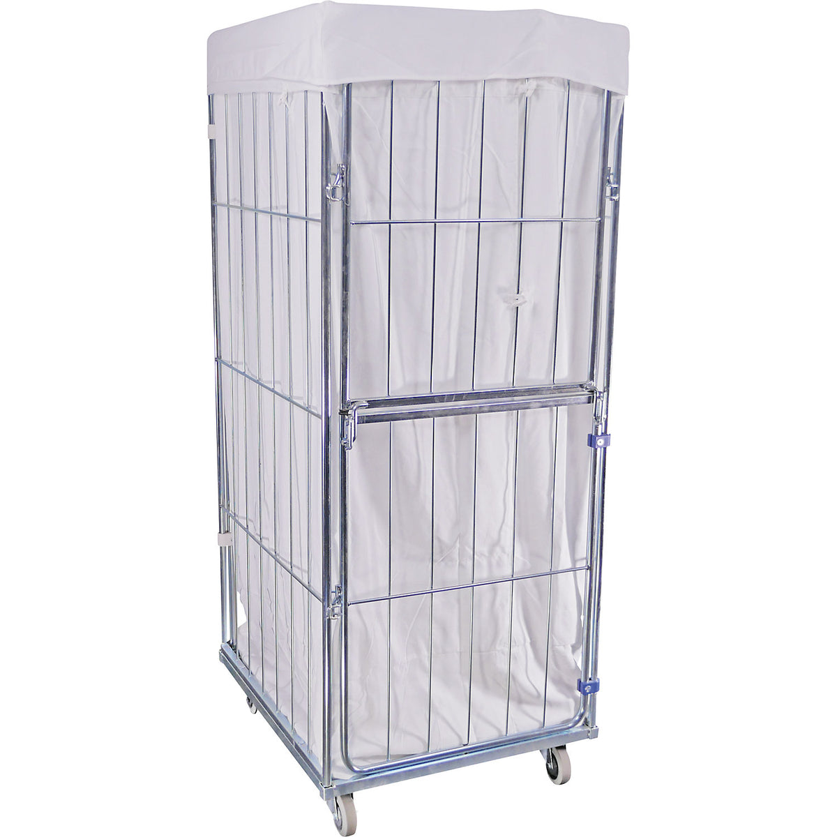 Laundry bag, for laundry containers, HxWxD 1370 x 800 x 675 mm, white.