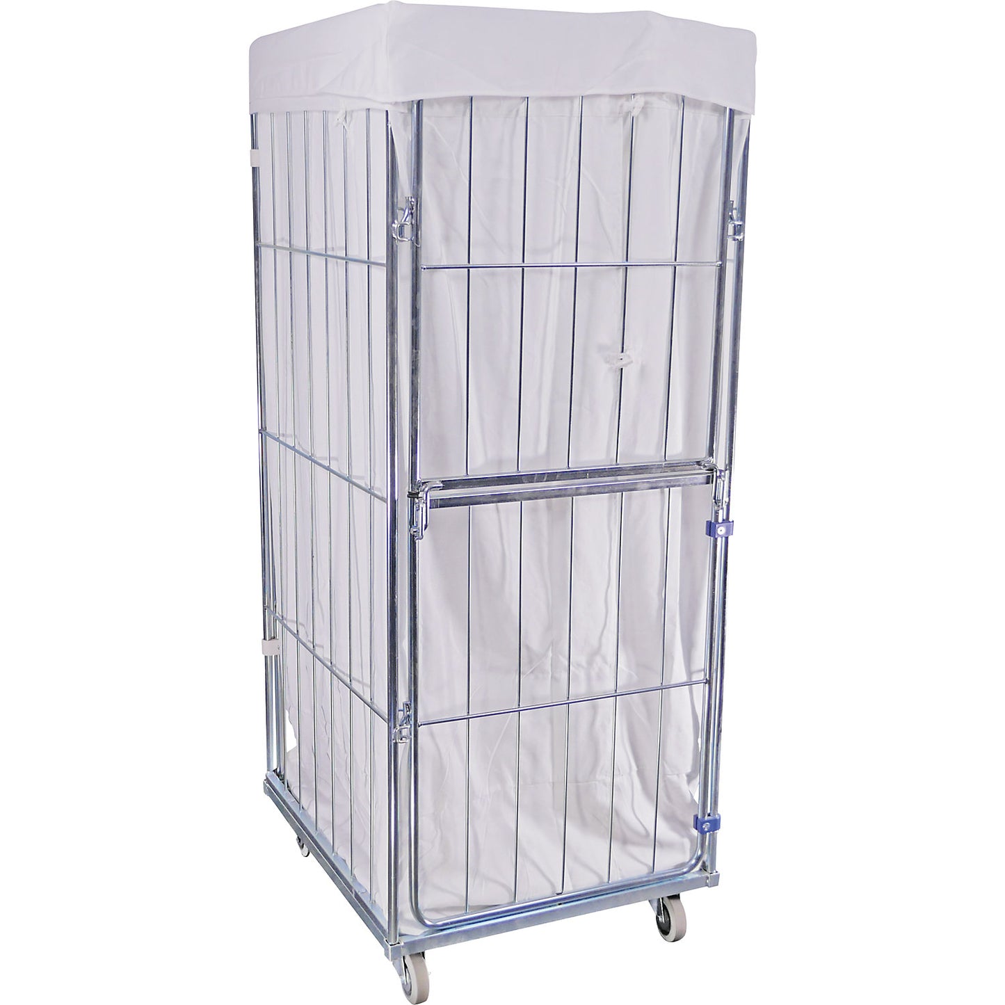 Laundry bag, for laundry containers, HxWxD 1650 x 800 x 675 mm, white.