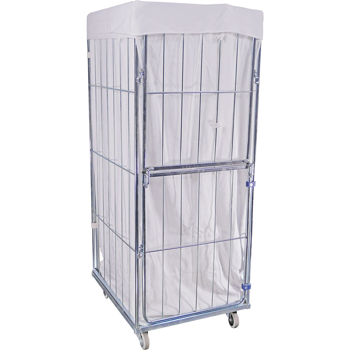 Laundry bag, for laundry containers, HxWxD 1650 x 800 x 675 mm, white.