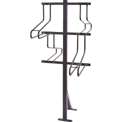 Bicycle racks, 4 parking spaces, W 1236 mm, black.