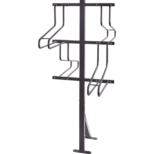 Bicycle racks, 4 parking spaces, W 1236 mm, black.