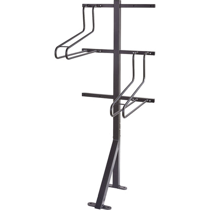 Bicycle racks, 2 parking spaces, W 638 mm, black.
