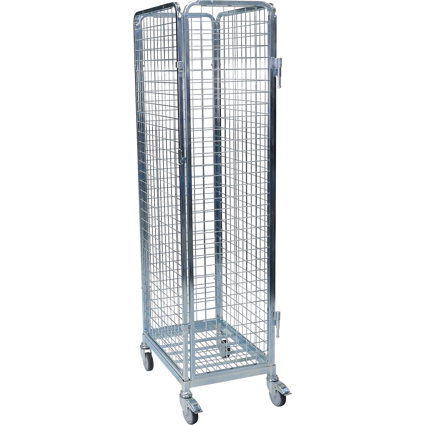 Steel roll container, 4-sided, WxD 500 x 680 mm.