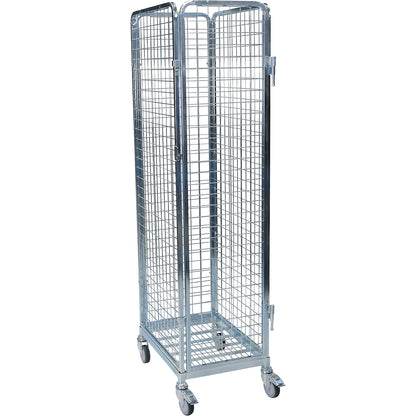 Steel roll container, 4-sided, WxD 500 x 680 mm.