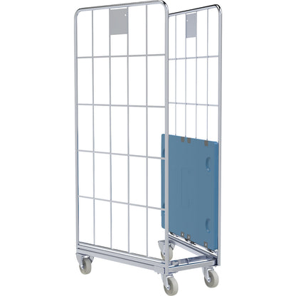 Roll container, nestable, 2-sided, Ergo, WxD 700 x 800 mm.