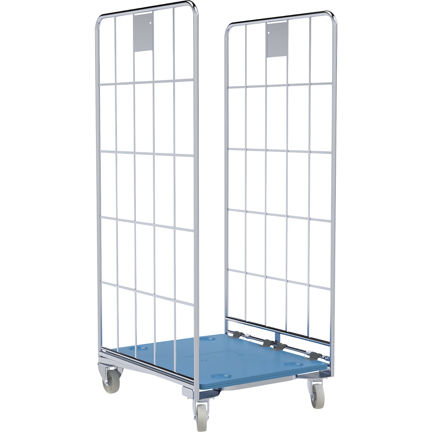 Roll container, nestable, 2-sided, Ergo, WxD 700 x 800 mm.