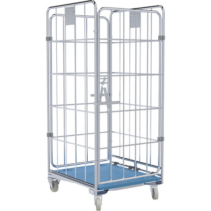 Roll container, nestable, 4-sided, Ergo, WxD 700 x 800 mm.