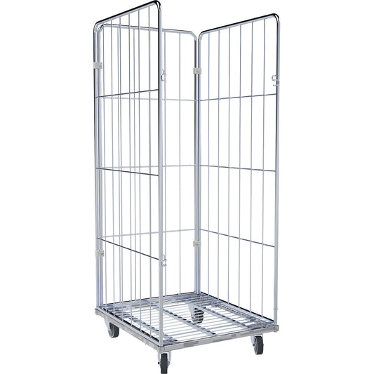 Laundry trolley, 3-sided, HxWxD 1800 x 810 x 720 mm.