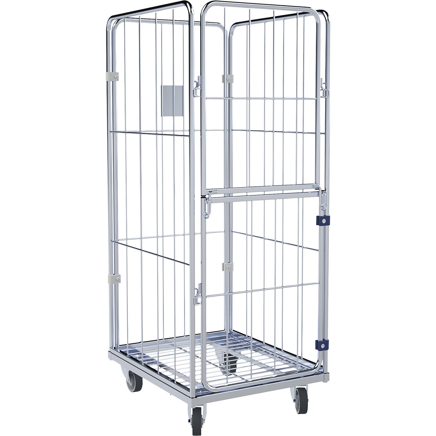 Laundry trolley, 4-sided, HxWxD 1520 x 720 x 600 mm.