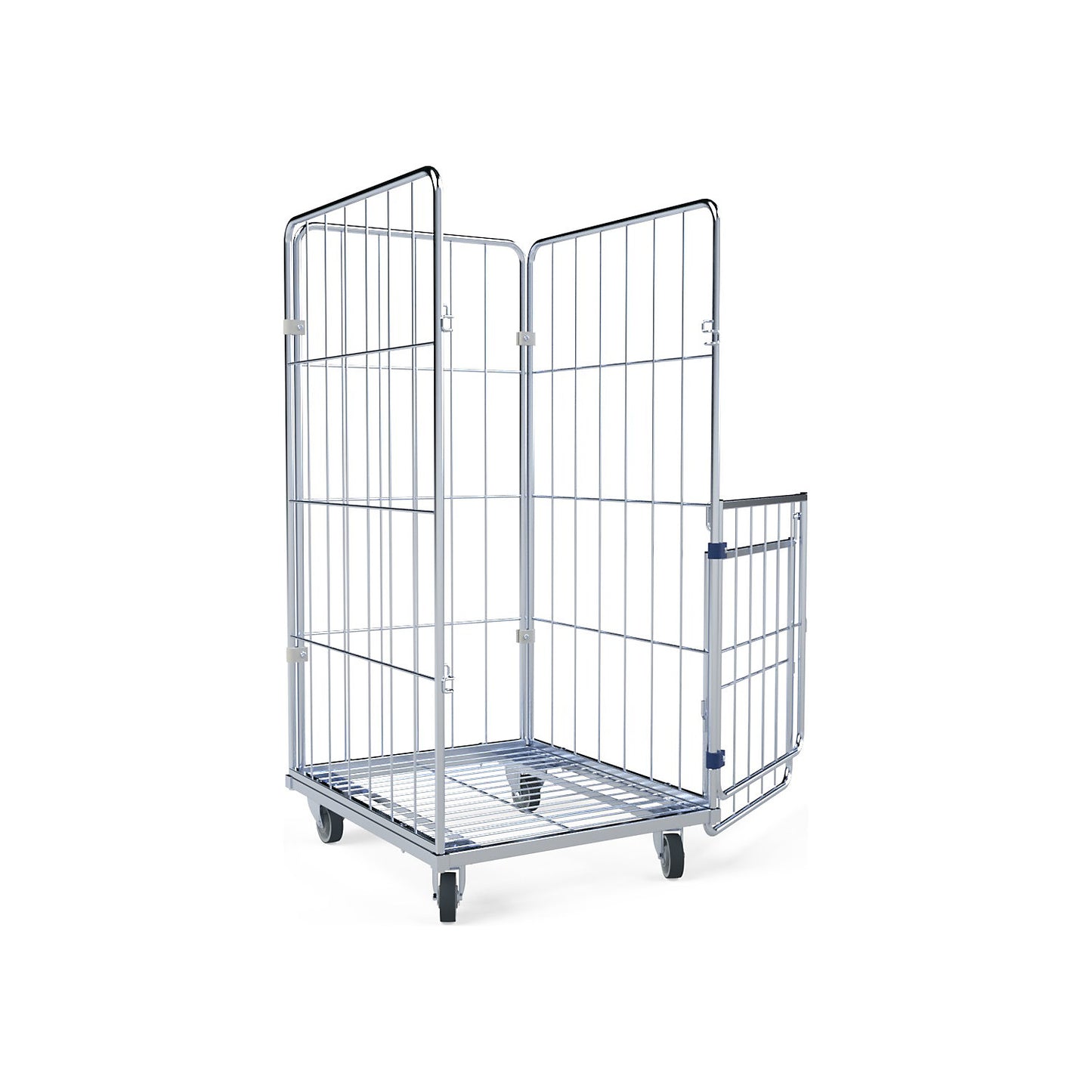 Laundry trolley, 4-sided, HxWxD 1520 x 810 x 720 mm.