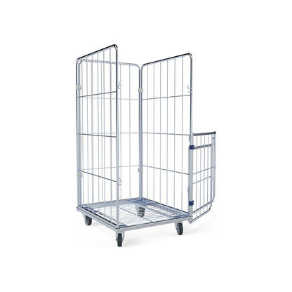 Laundry trolley, 4-sided, HxWxD 1520 x 810 x 720 mm.