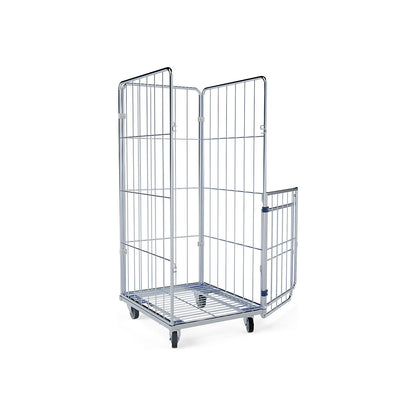 Laundry trolley, 4-sided, HxWxD 1700 x 810 x 720 mm.