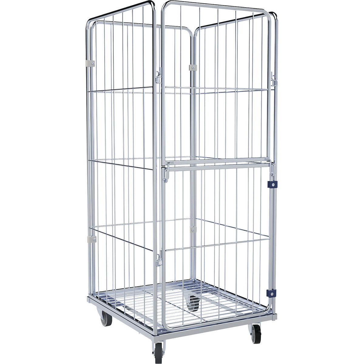 Laundry trolley, 4-sided, HxWxD 1700 x 810 x 720 mm.