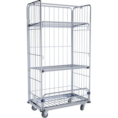 Laundry trolley, 4-sided, HxWxD 1740 x 560 x 940 mm, 1 clothes rail.